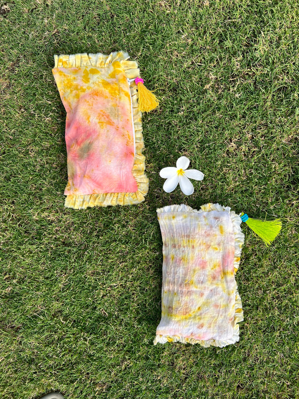 Eco-printed pouch