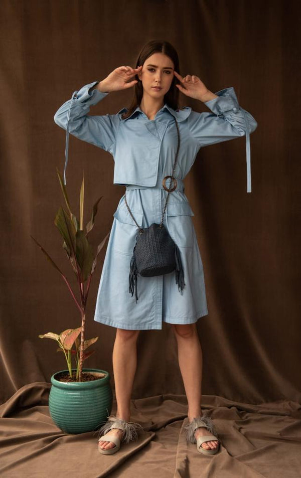Corri Trench Coat Dress