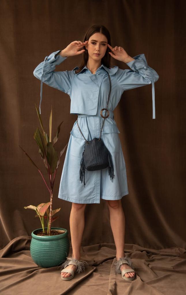Corri Trench Coat Dress