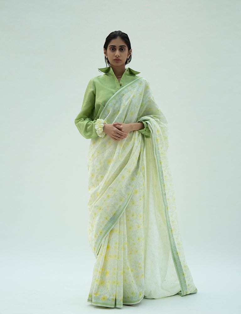First bloom saree