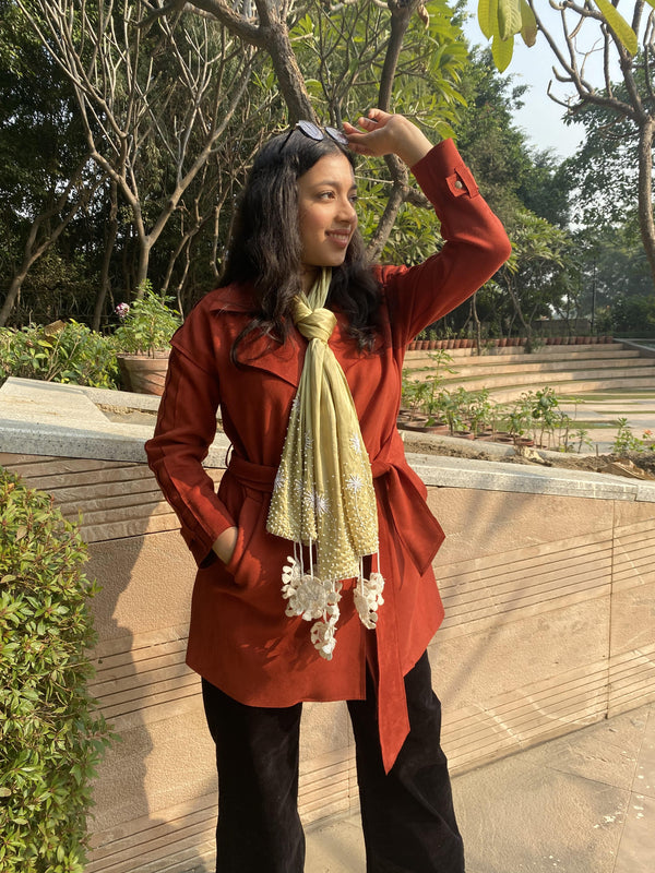Snow Flower Scarf