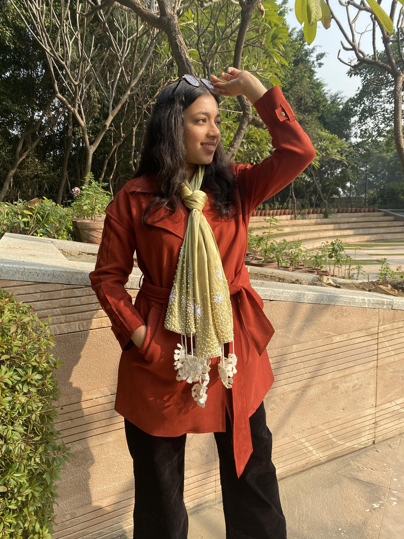 Snow Flower Scarf