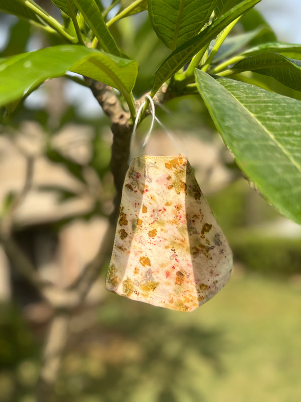 Eco-printed mask