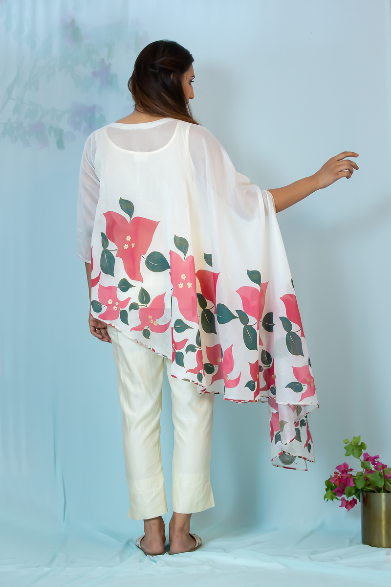 Asymmetric poppy Co-ord set