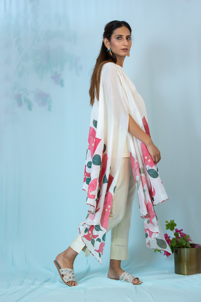 Asymmetric poppy Co-ord set