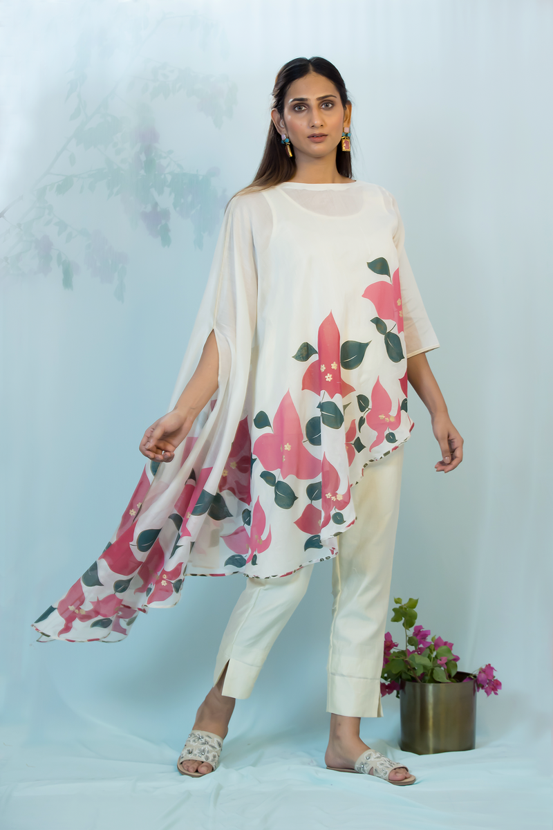 Asymmetric poppy Co-ord set