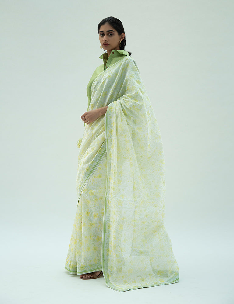 First bloom saree