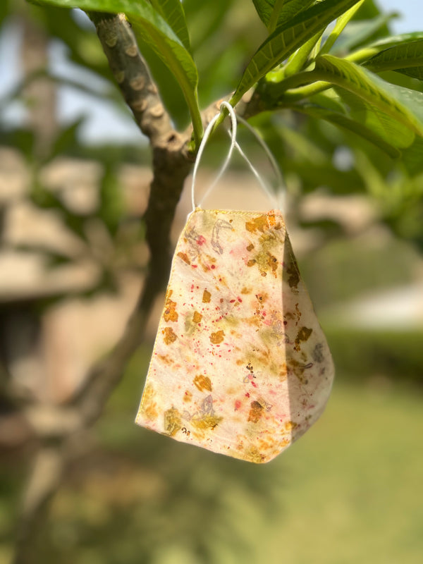 Eco-printed mask