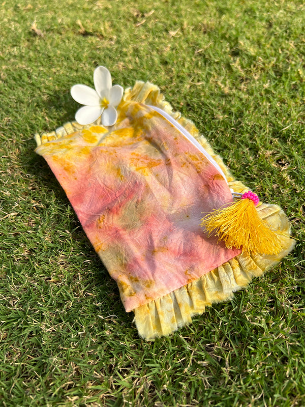 Eco-printed pouch