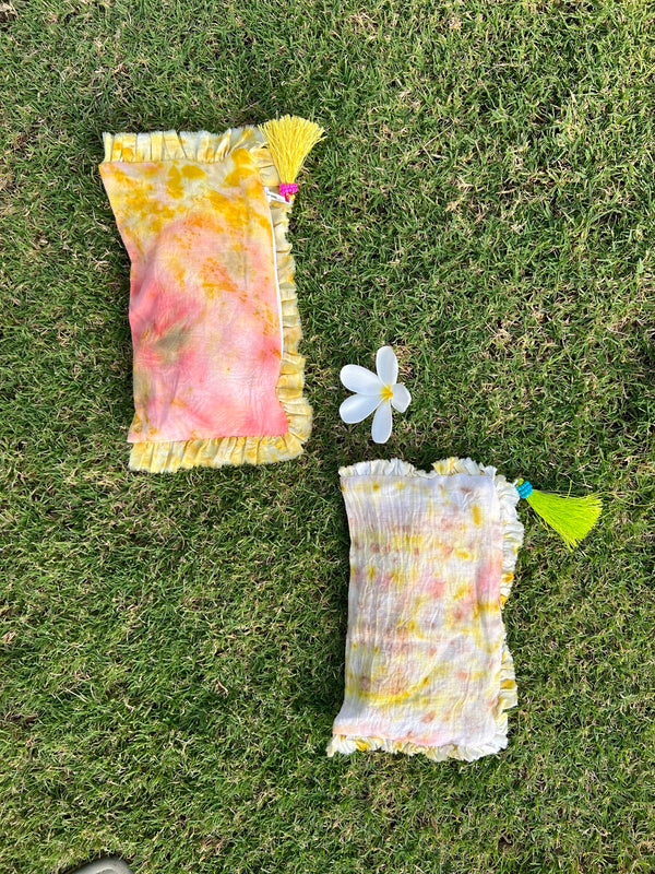Eco-printed pouch