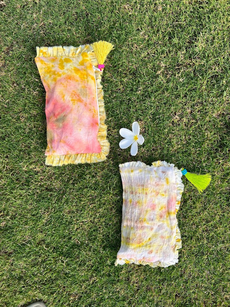 Eco-printed pouch