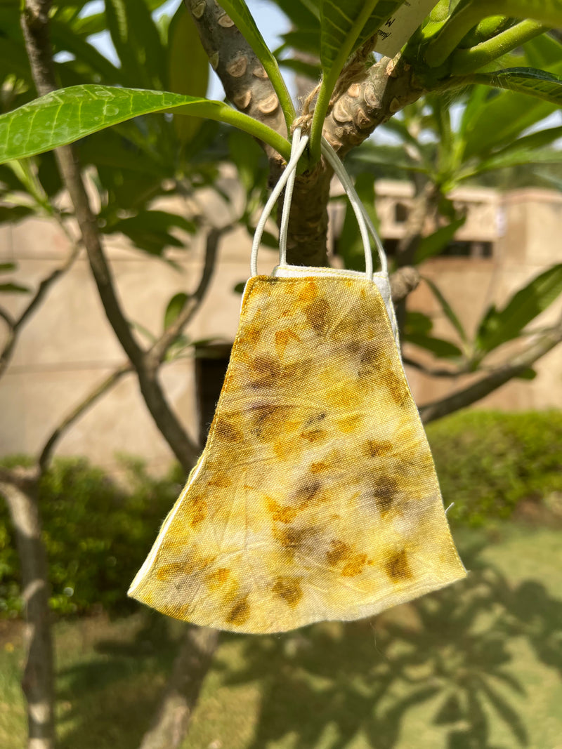 Eco-printed mask