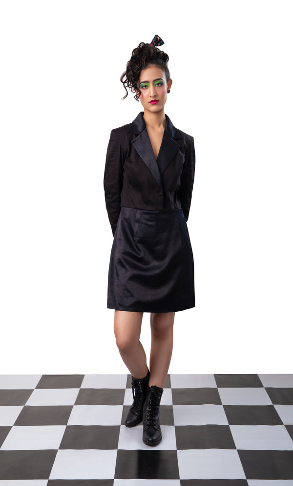 BLACK SKORT DRESS