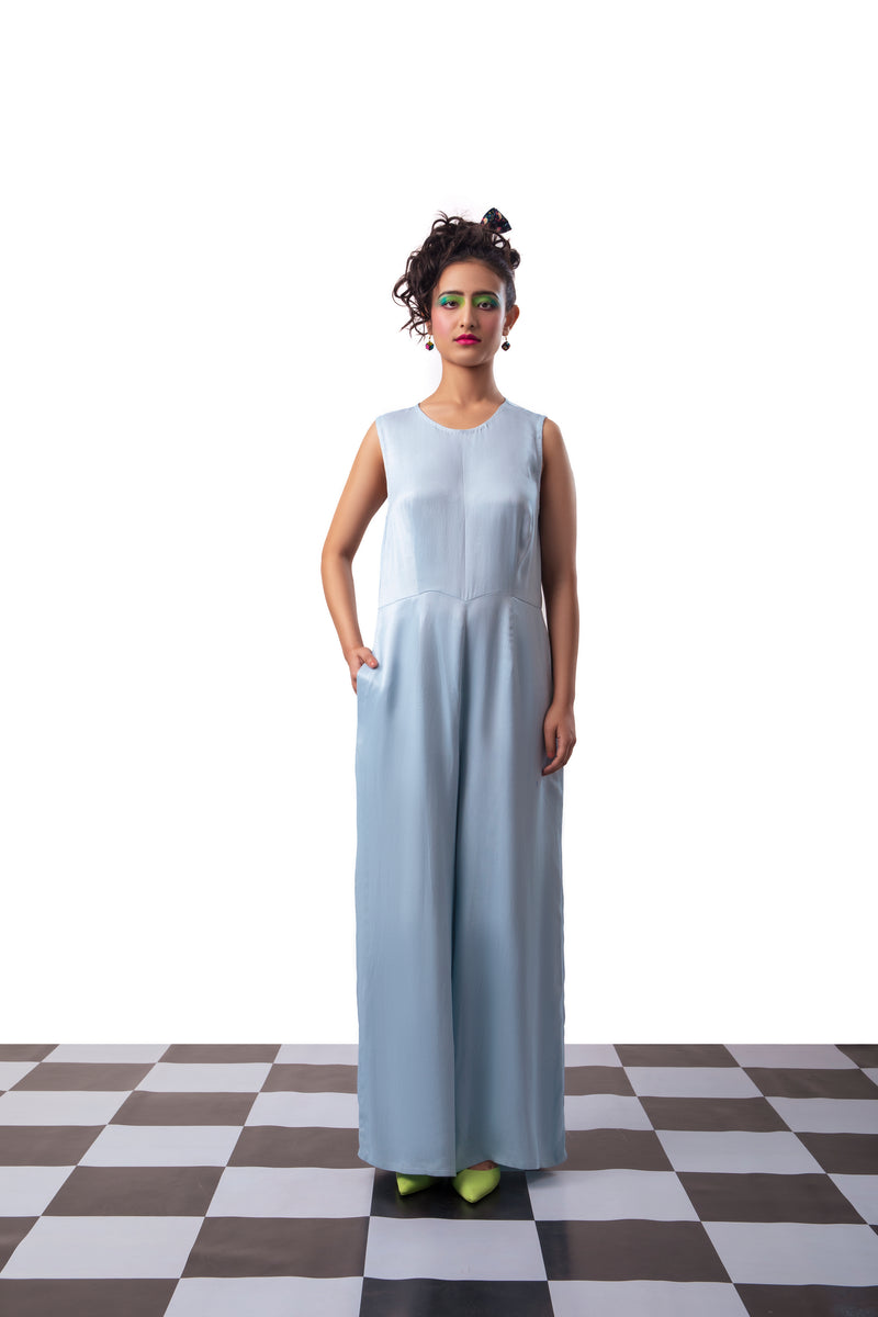 POWDER BLUE JUMPSUIT