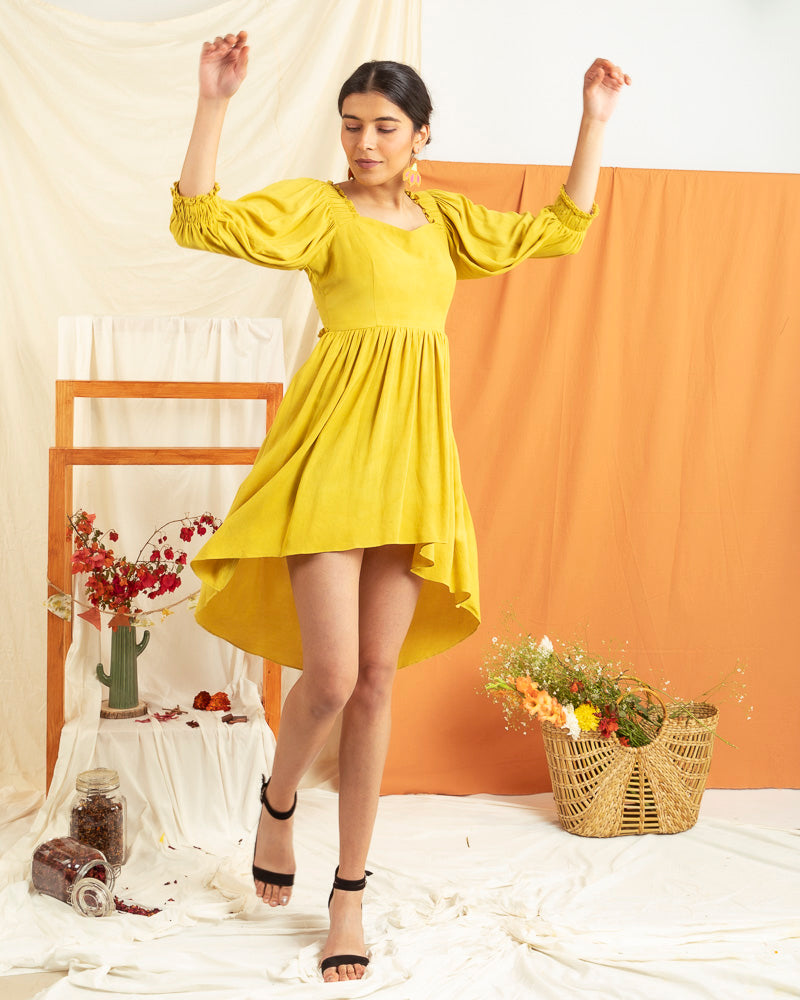 Sun Dyed Flowy Dress