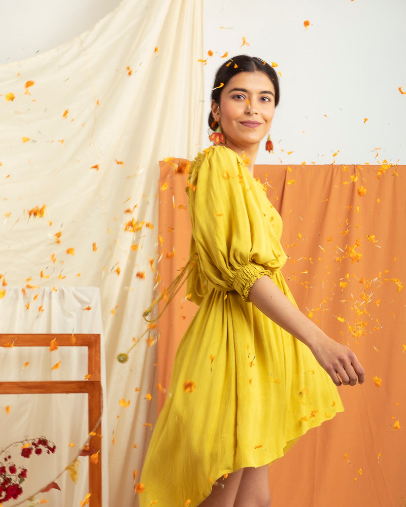 Sun Dyed Flowy Dress